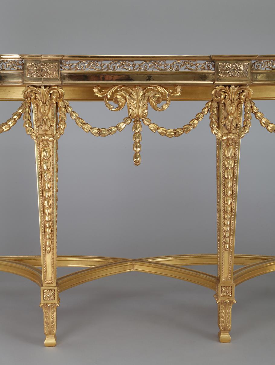 5 foot console table LOUIS XVI