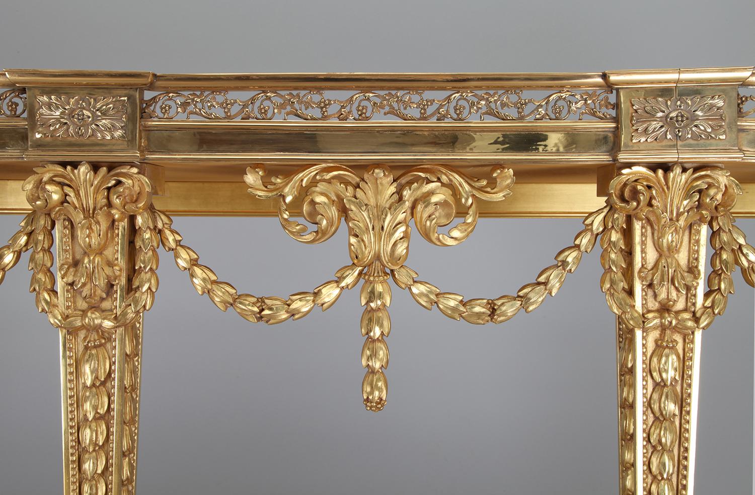 5 foot console table LOUIS XVI