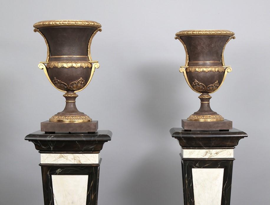 Louis XIV Column with Medicis vase