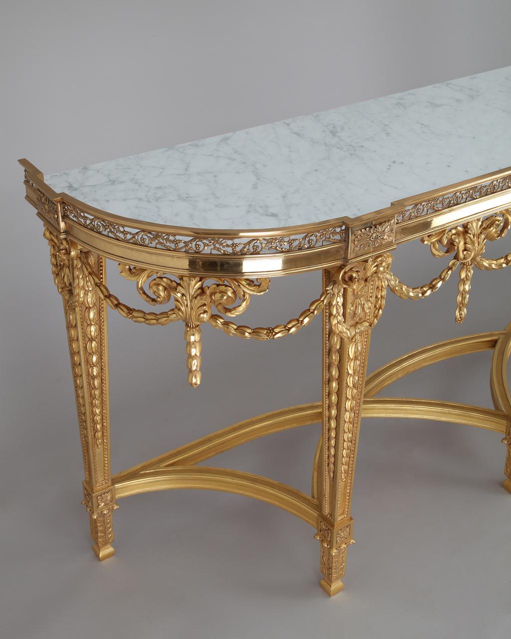 Console 5 pieds LOUIS XVI