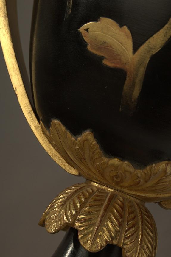 Cups black and gold LOUIS XVI